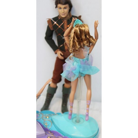 Barbie 12 Dancing Princess Lot Genevieve Isla Hadley Kathleen Prince Derek Shoes - Picture 12 of 13